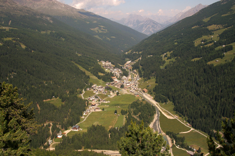 Una vista su Santa Caterina Valfurva